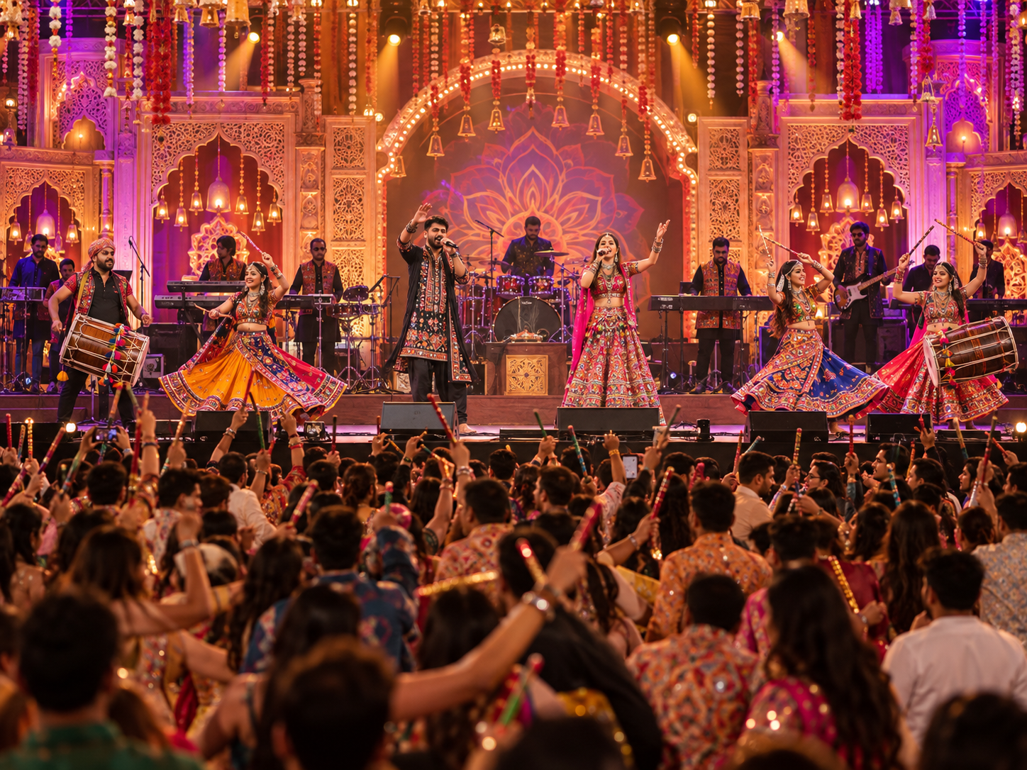 Lights, music & festive energy